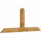 Ekena Millwork Portland Rough Sawn Timber Gable Bracket, Western Red Cedar, 84"W x 35"H x 4"D x 6"F, 10/12 Pitch GBW084X35X0406POR00RWR - alternate 2